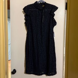 Elegant Black Lace Dress Alexia Admor NWT 1X